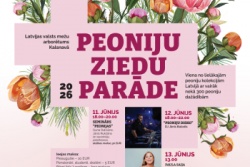Atpūtas un ceļojumu piedāvājumi 12.06.2026 - 17.06.2026 Peoniju ziedu parāde Madonas TIC